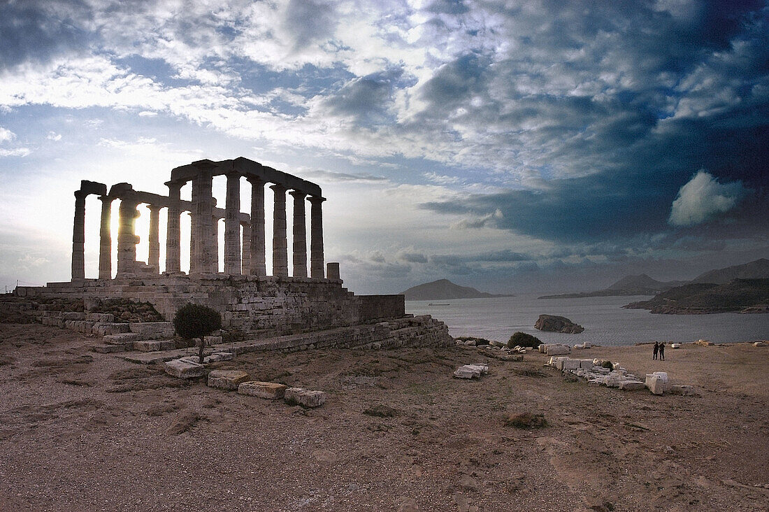 Temple of Poseidon. Sounion. Greece