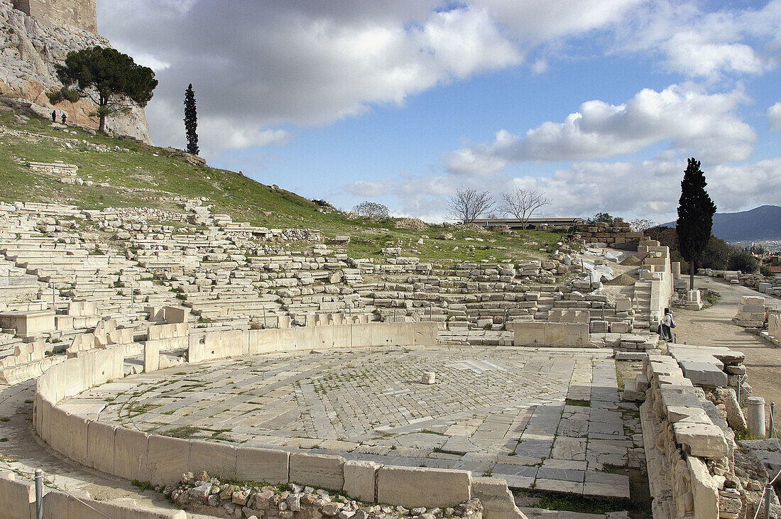 Dionysos theatre. Athens, Greece