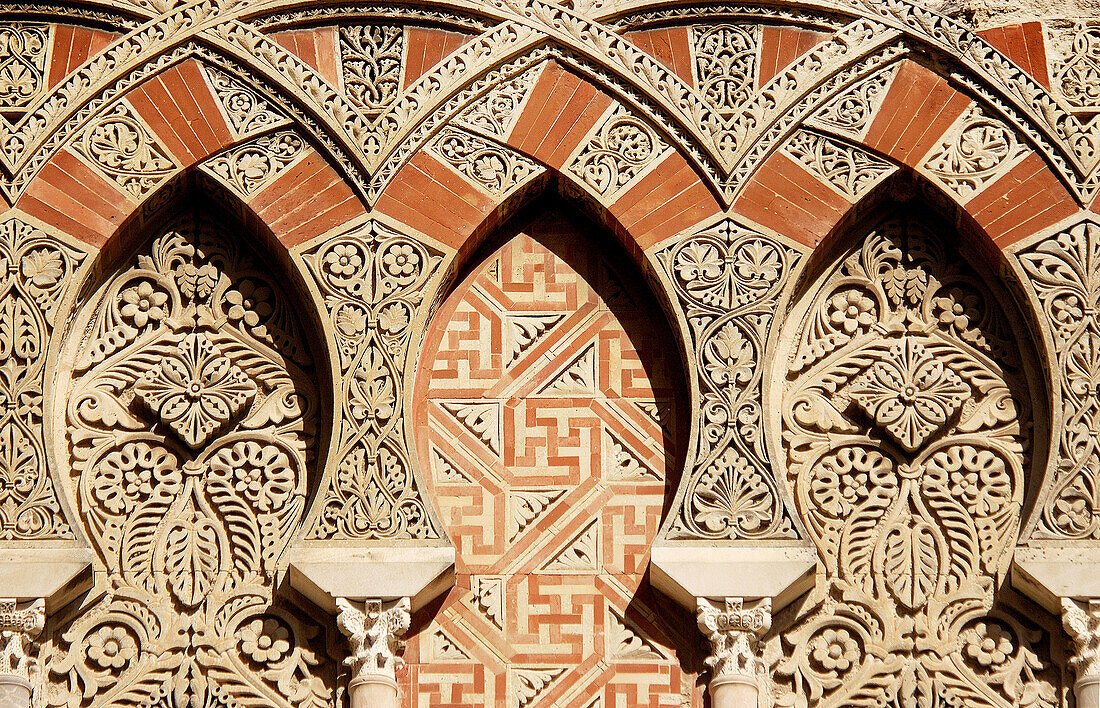 The Great Mosque of Córdoba, detail. Andalusia. Spain