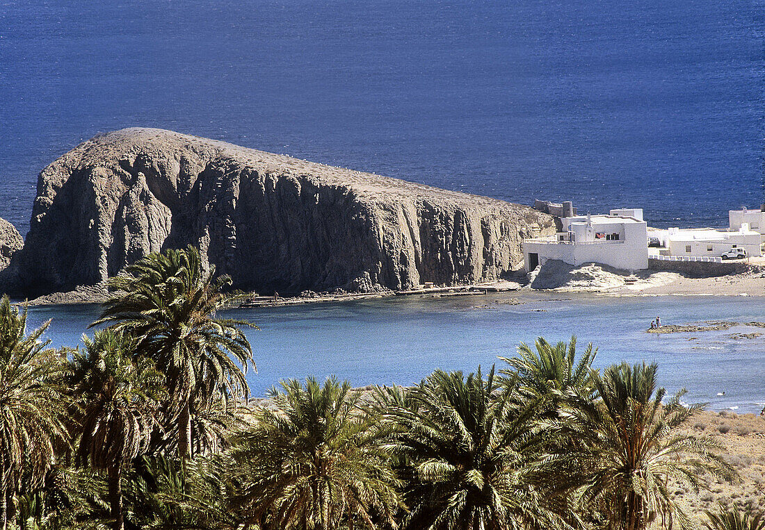 Isleta del Moro fishing village, Natural Reserve of Cabo de Gata-Níjar. Almería province, Spain