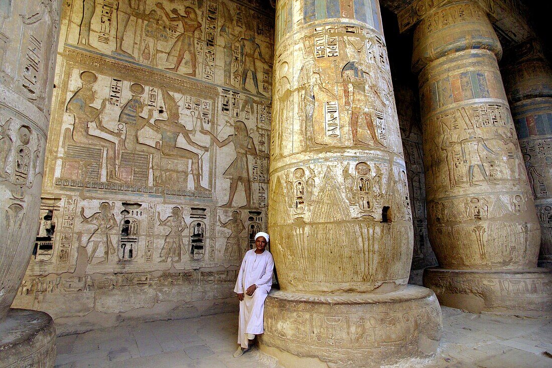 Medina Habu temple. Luxor West Bank. Egypt