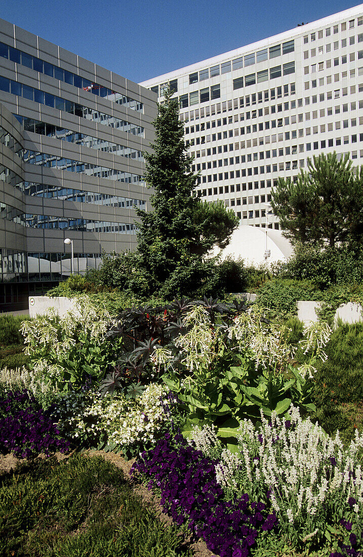 Jardin Atlantique. Montparnasse. Paris. France.