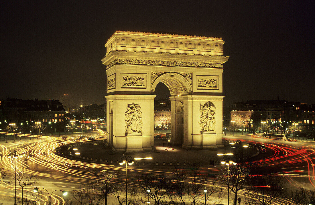 Arc de Triomphe. Place Charles de Gaulle. Paris. France.