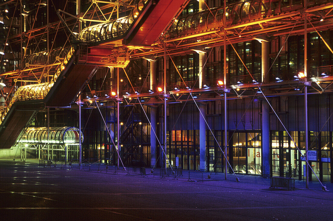 Georges Pompidou Centre. Paris. France.