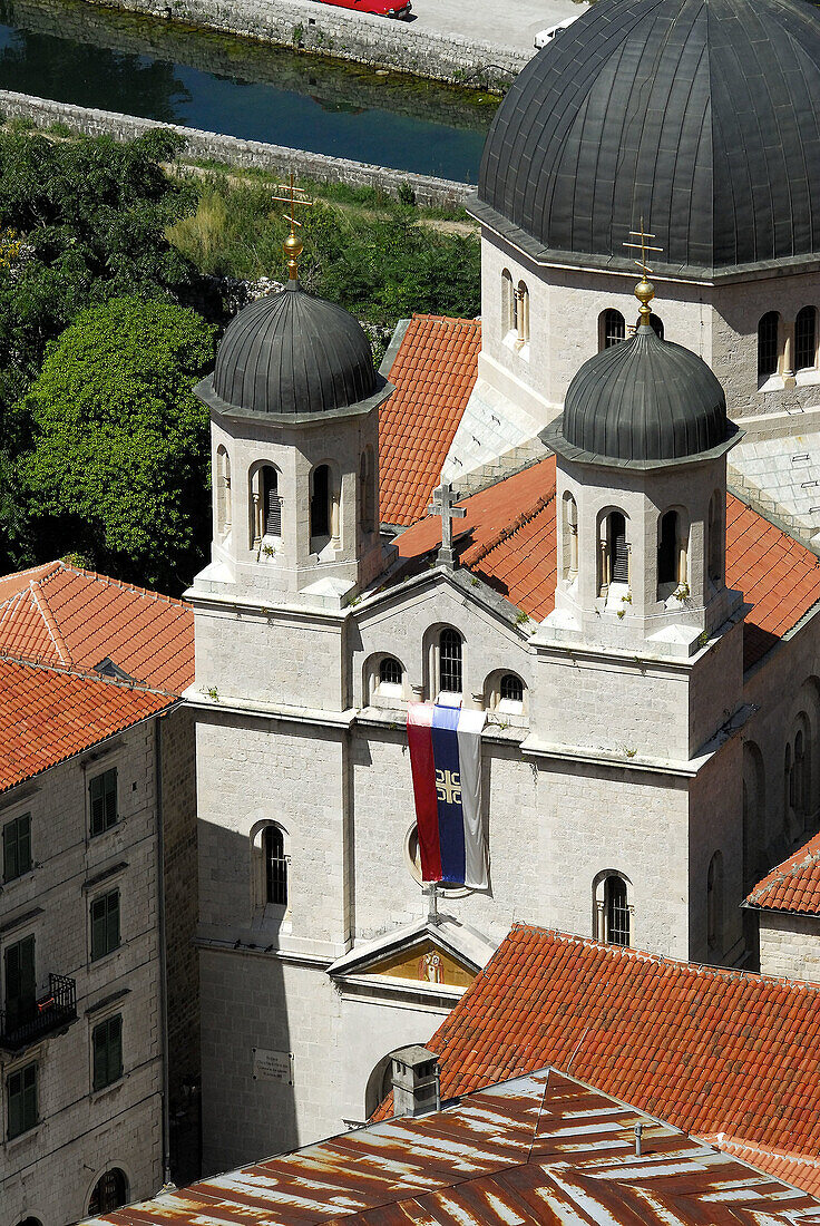 San Nicolas church. Kotor (Patrimony of Humanity). Montenegro, Balkan States.