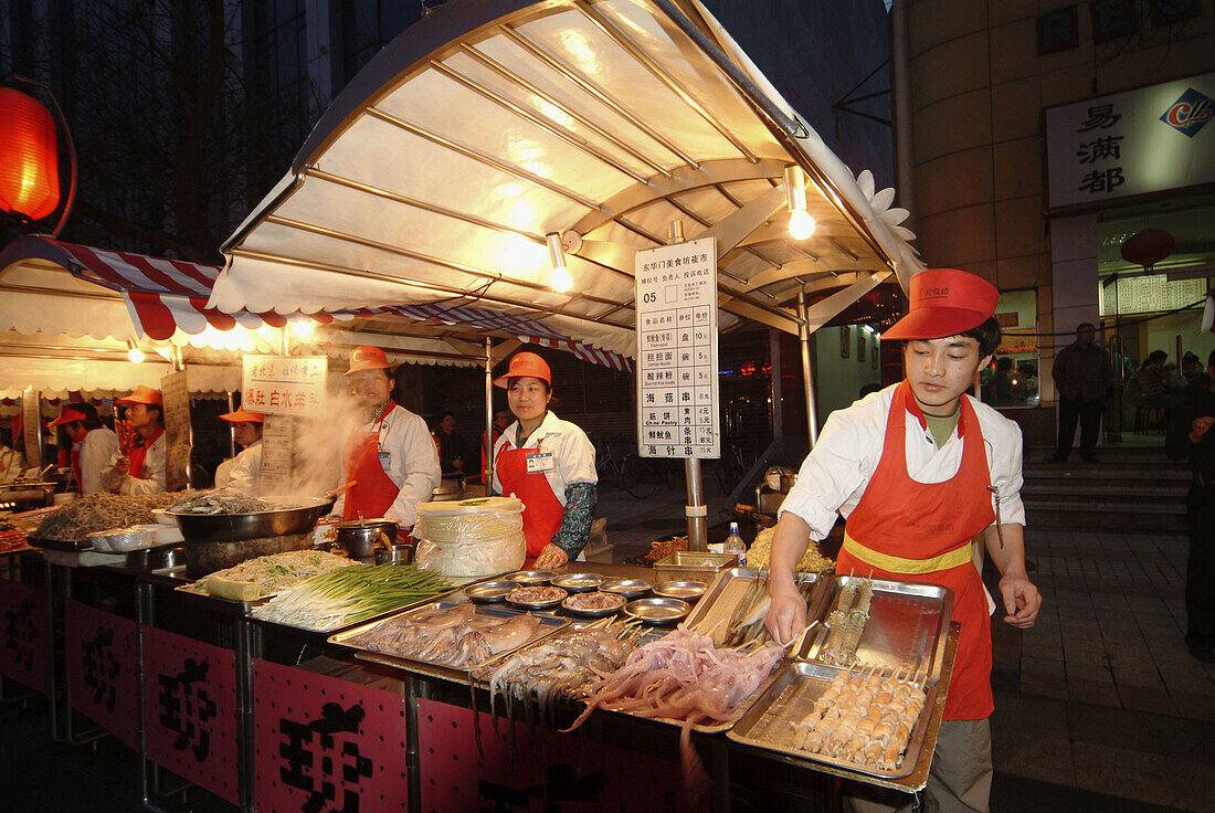 Street food sold by vendors. Beijing. China