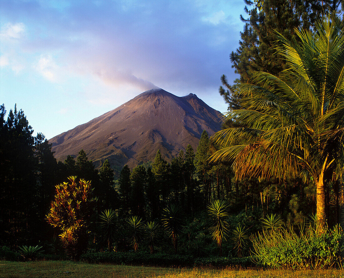 Scenic arenal volcano, Arenal National Park, Costa Rica.