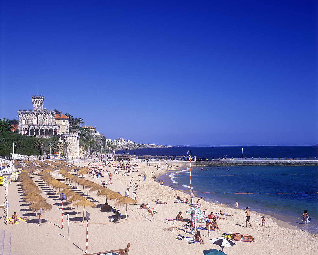 Praia estoril tamariz beach, Estoril, Portugal.