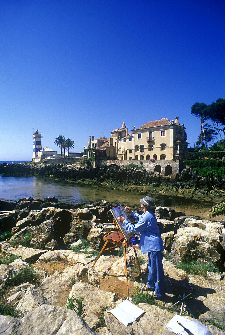 Painter, Faro, Cascais, Portugal.