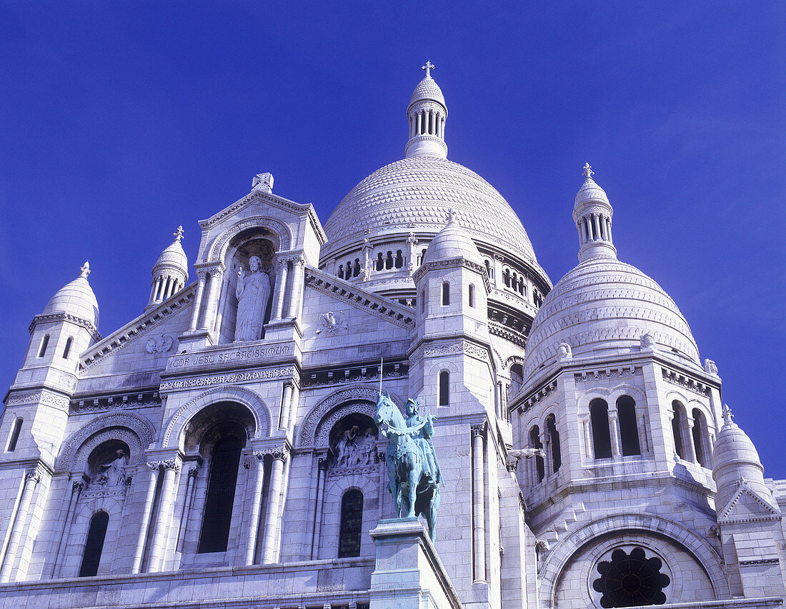 Basilique du sacre coeur, Montemartre, Paris, France.