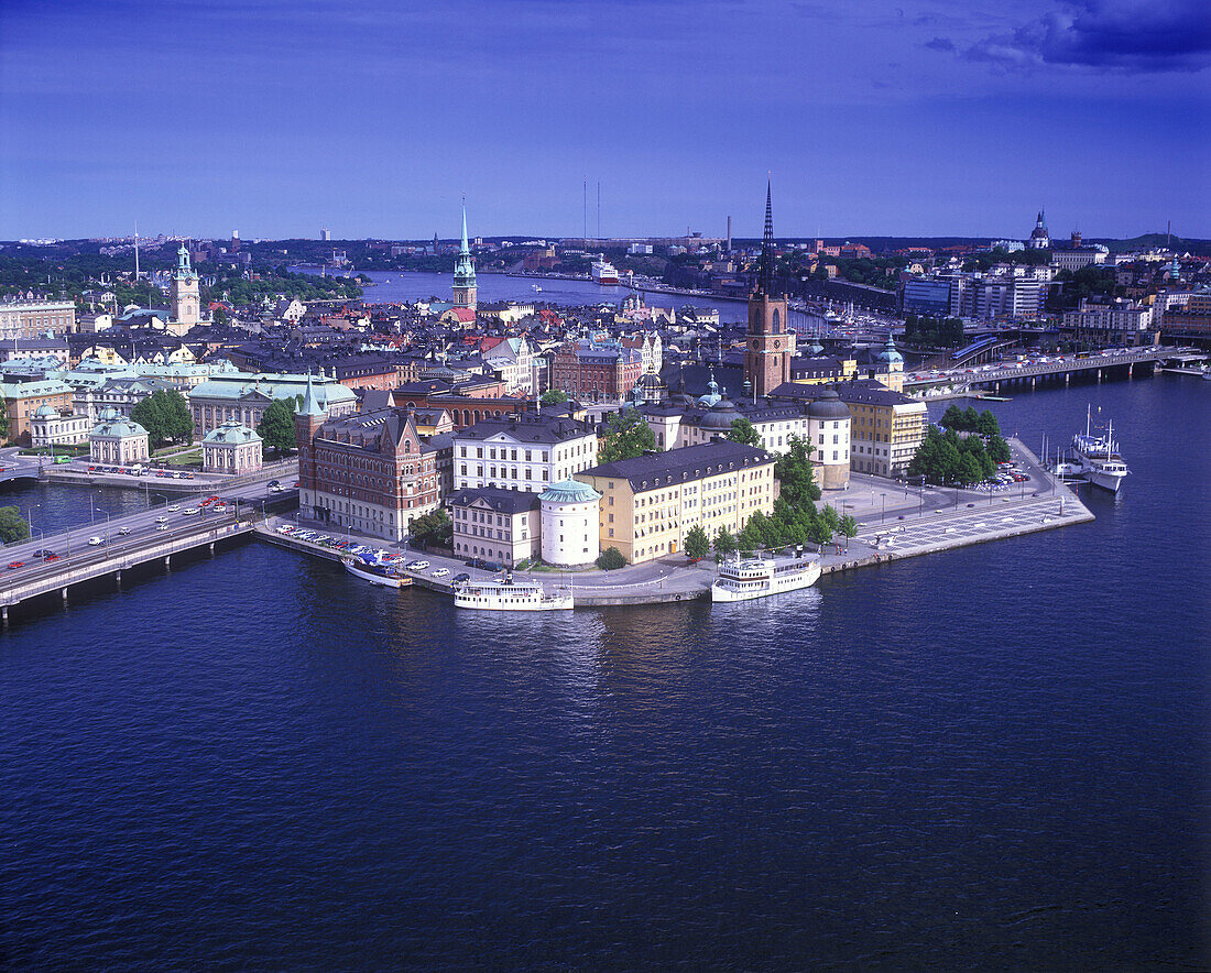 Riddarholmen & gamla stan, Stockholm, Sweden.