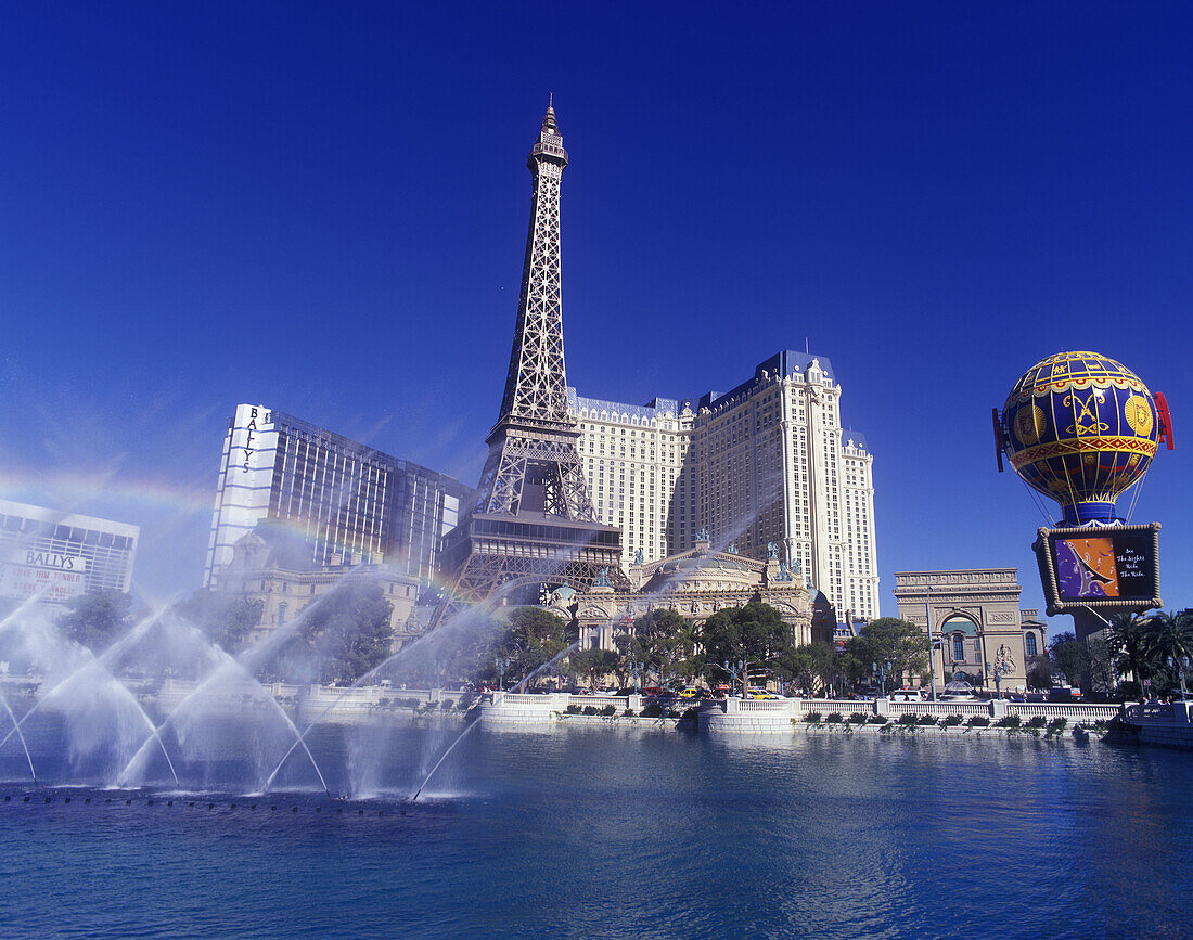 Paris hotel & casino, the strip, Las vegas, Nevada, USA.11/99.