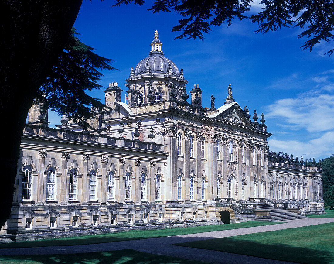 South facade, Castle howard, Yorkshire, England, U.K.