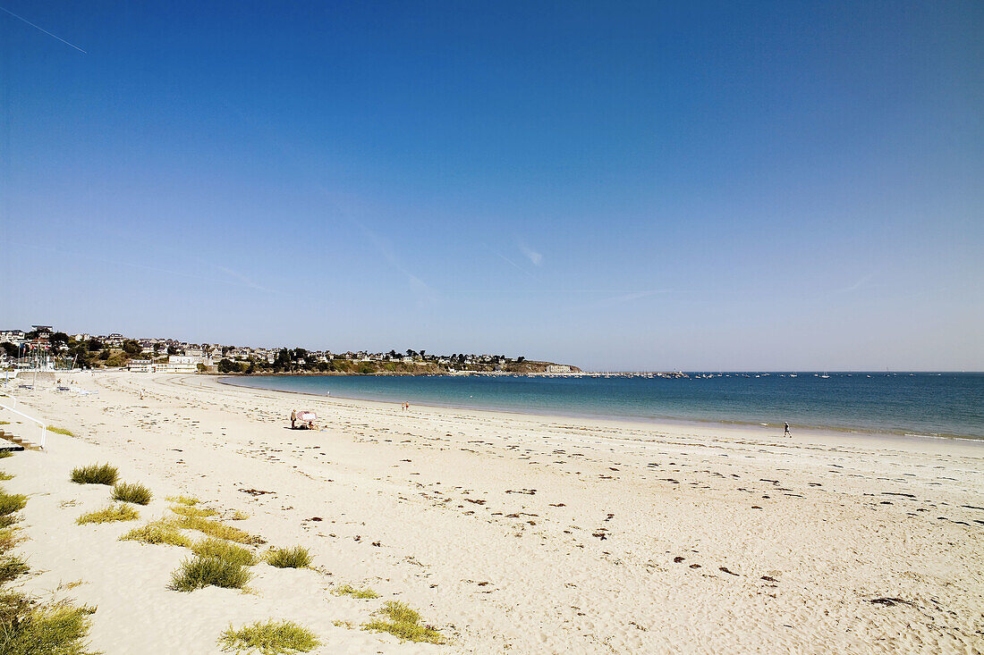 Beach in Saint Cast Le Guildo. Brittany. France