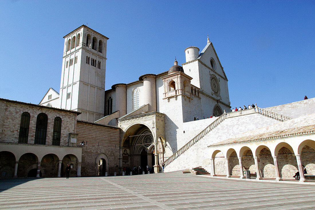 Basilica of Saint Francis. Assisi. Italy