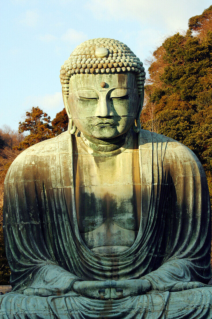 The Daibutsu (bronze Great Buddha). Kamakura. Japan