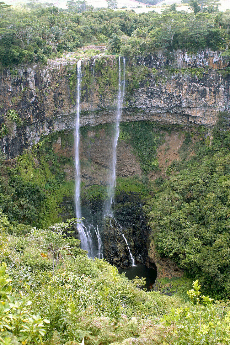 Waterfall. Chamarel. Mauritius