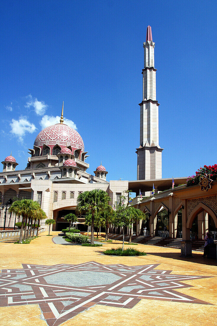 Putra mosque in Putrajaya, Malaysia