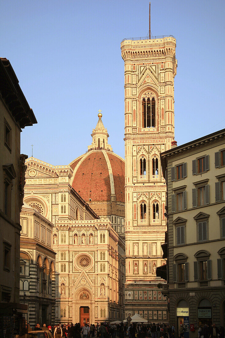 Giotto tower and cathedral, Florence. Tuscany, Italy