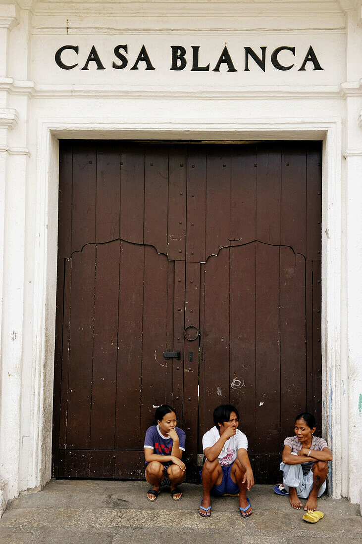 Historical district Manila s 16th Century Walled City. The ruins of the Spanish colonial capital of the Philippines. Intramuros. Manila. Philippines.