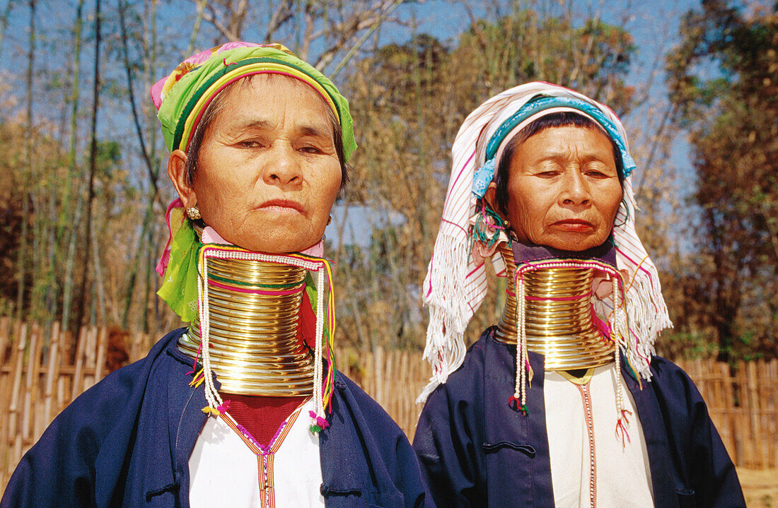 Padaung women. Myanmar