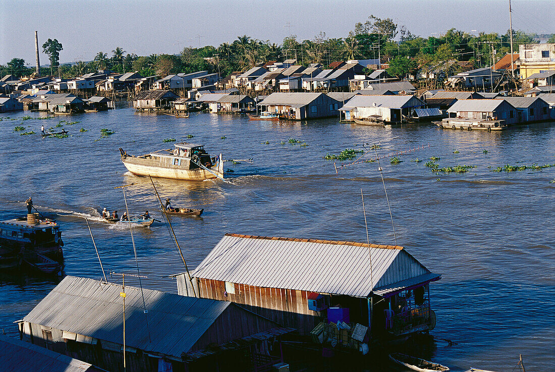 Chau Doc, near the Cambodian border. Mekong Delta. Vietnam