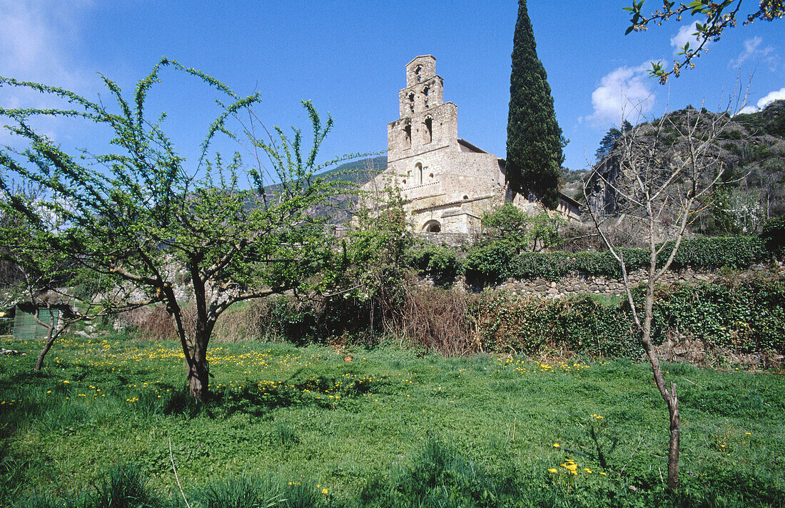Benedictine Monastery of Santa Maria de Gerri. Gerri de la Sal (Baix Pallars). Lleida province. Catalonia. Spain
