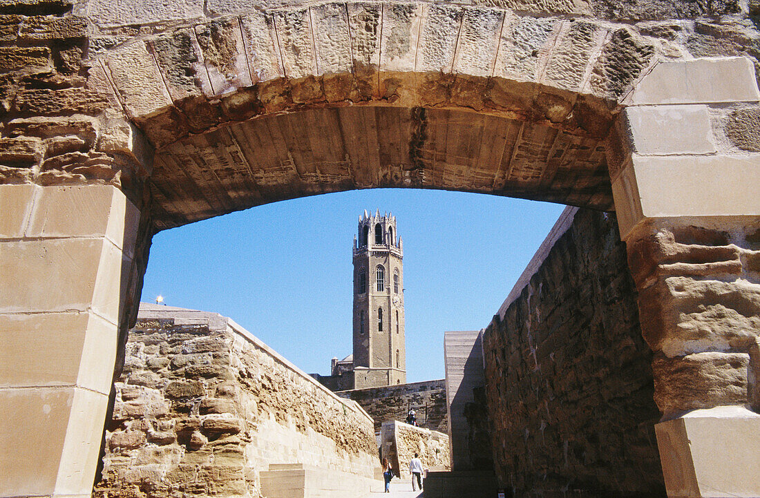 La Seu Vella s Bell tower (old cathedral). Lleida. Catalonia. Spain