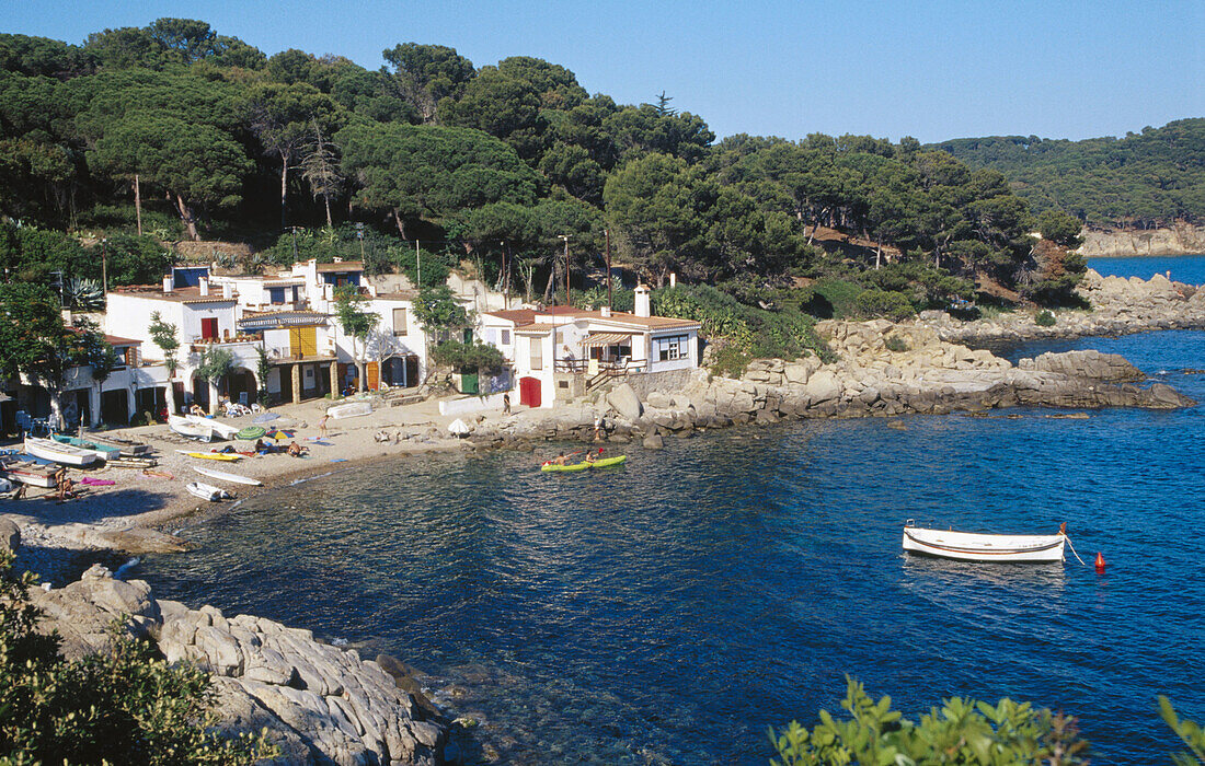 Cala S Alguer (S Alguer Cove) in Palamos. Costa Brava. Girona province. Spain