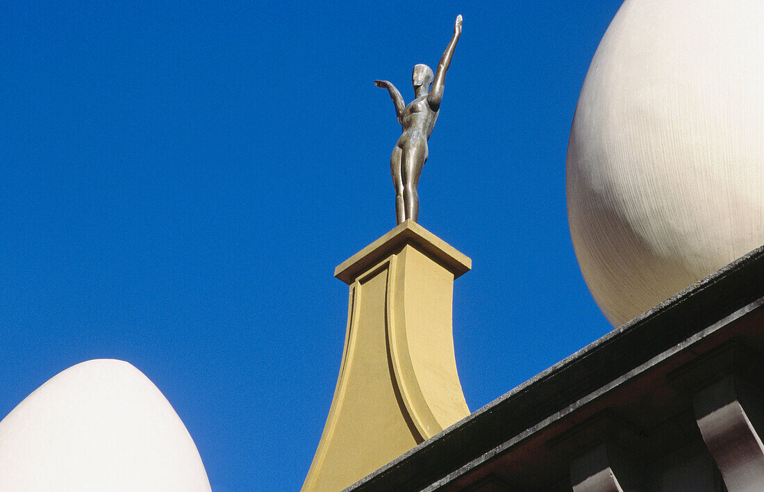 Sculpture in Galatea Tower. Dalí Museum.Figueres. Girona province. Spain