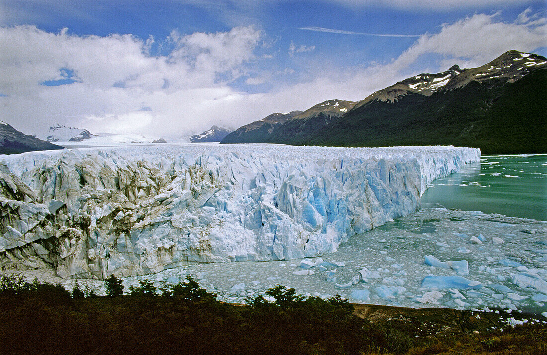 Perito Moreno glacier. Los Glaciares National Park. Los Andes mountain range. Santa Cruz province. Patagonia. Argentina.