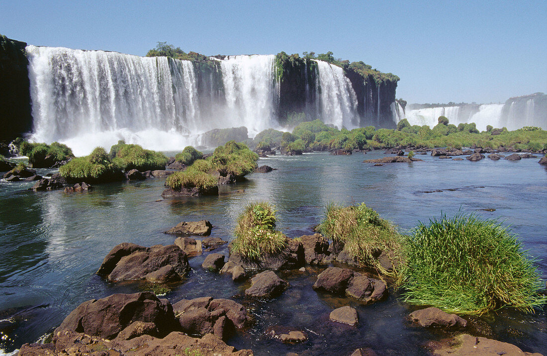 Iguazú falls. Brazilian side. Paraná state. Brazil.