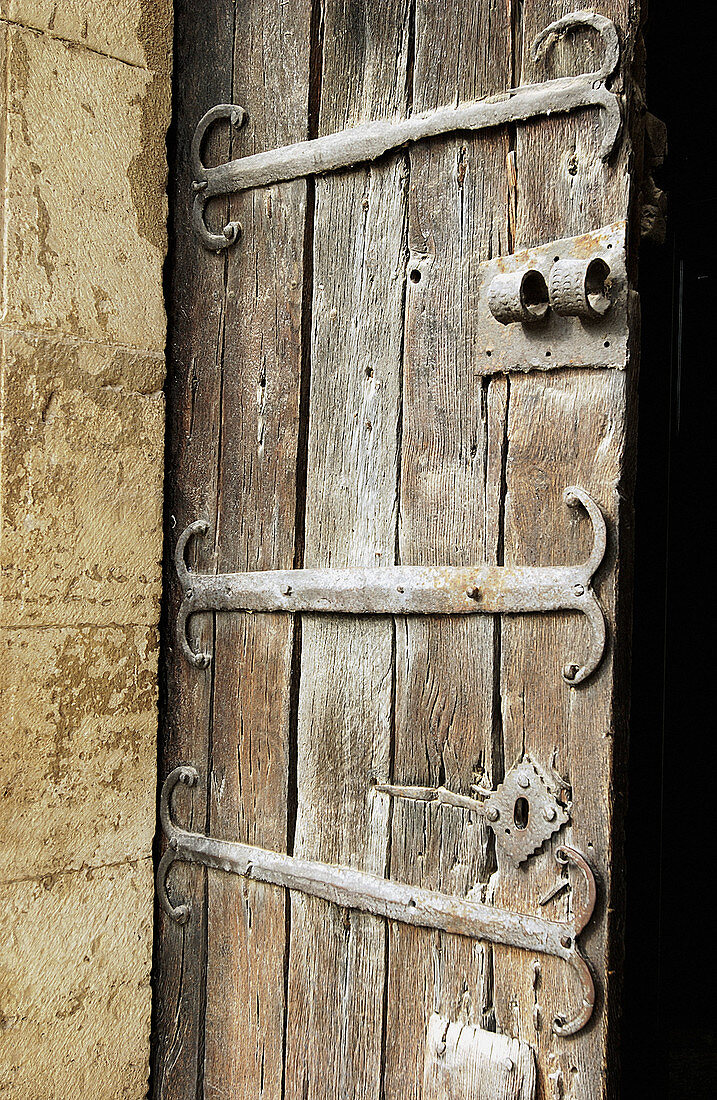 Church door.