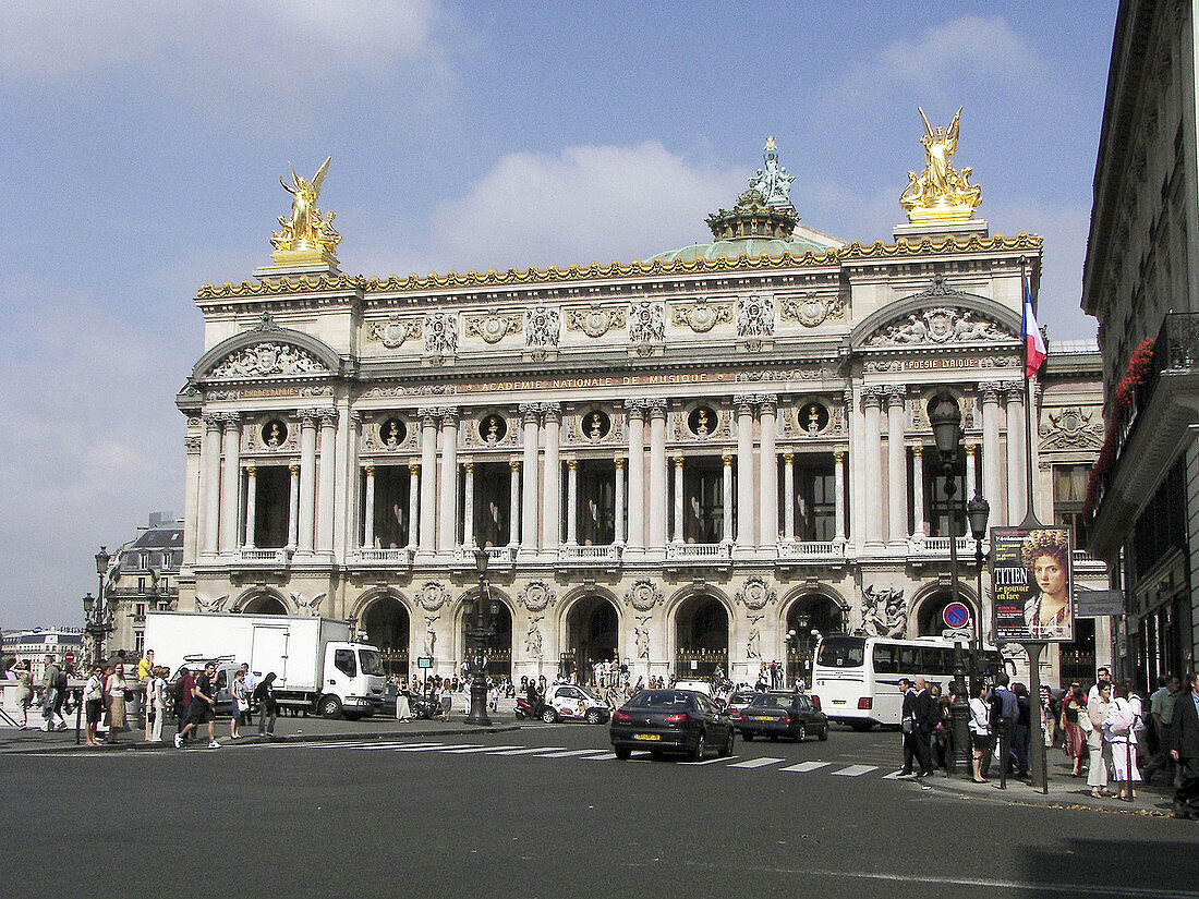 Opera House (1860-75 by Charles Garnier), Paris. France
