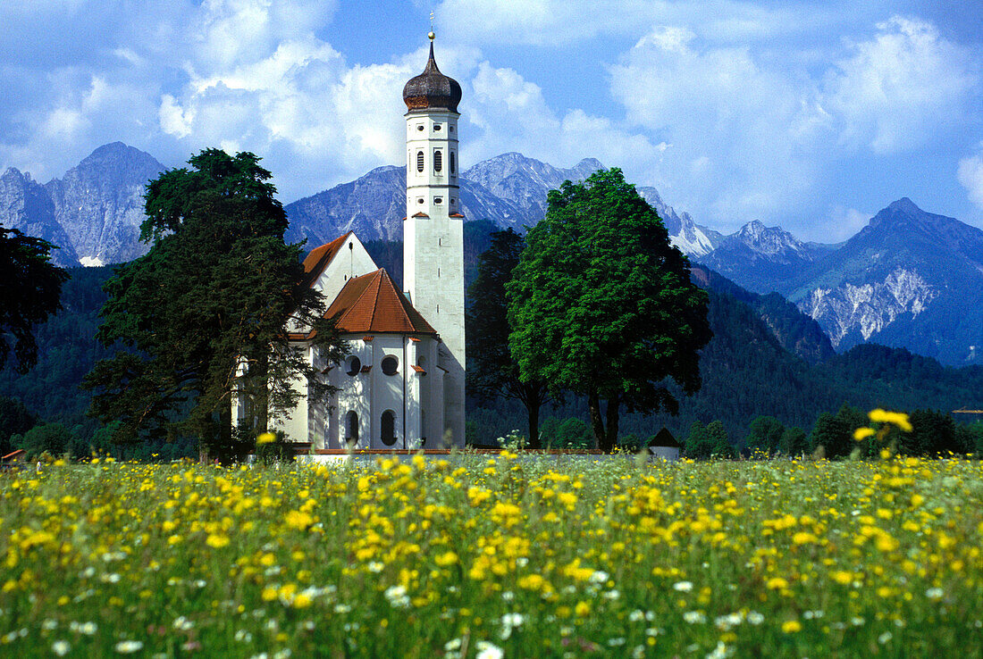 Saint coloman s church, Schwangau, Bavaria, germany.