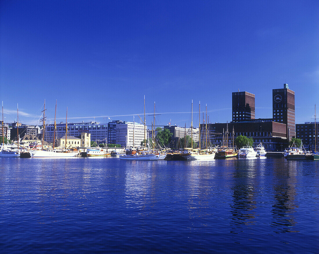 Tall ships, Radhusbryggene, Pipervika, oslo, Norway.