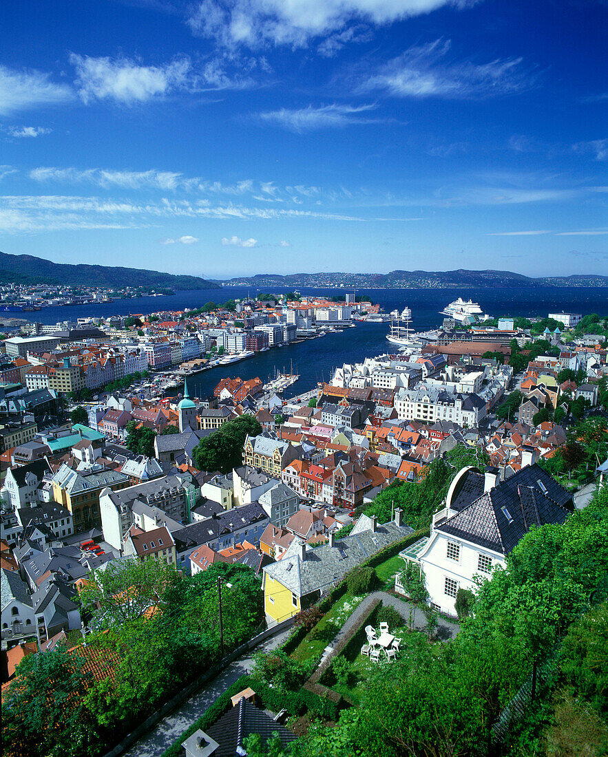Harbour, Bergen, oslo, Norway.