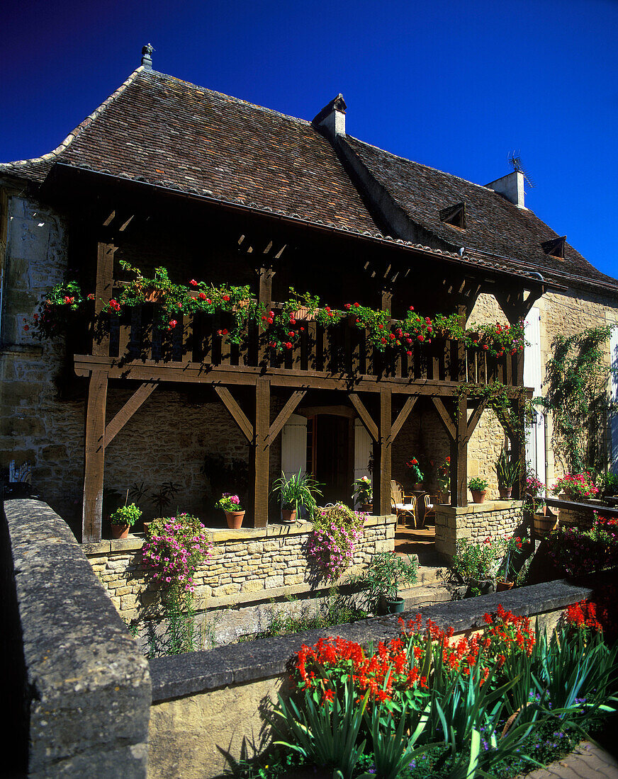 Vergers des cardoux, Tremolat village, Dordogne, Perigord, France.