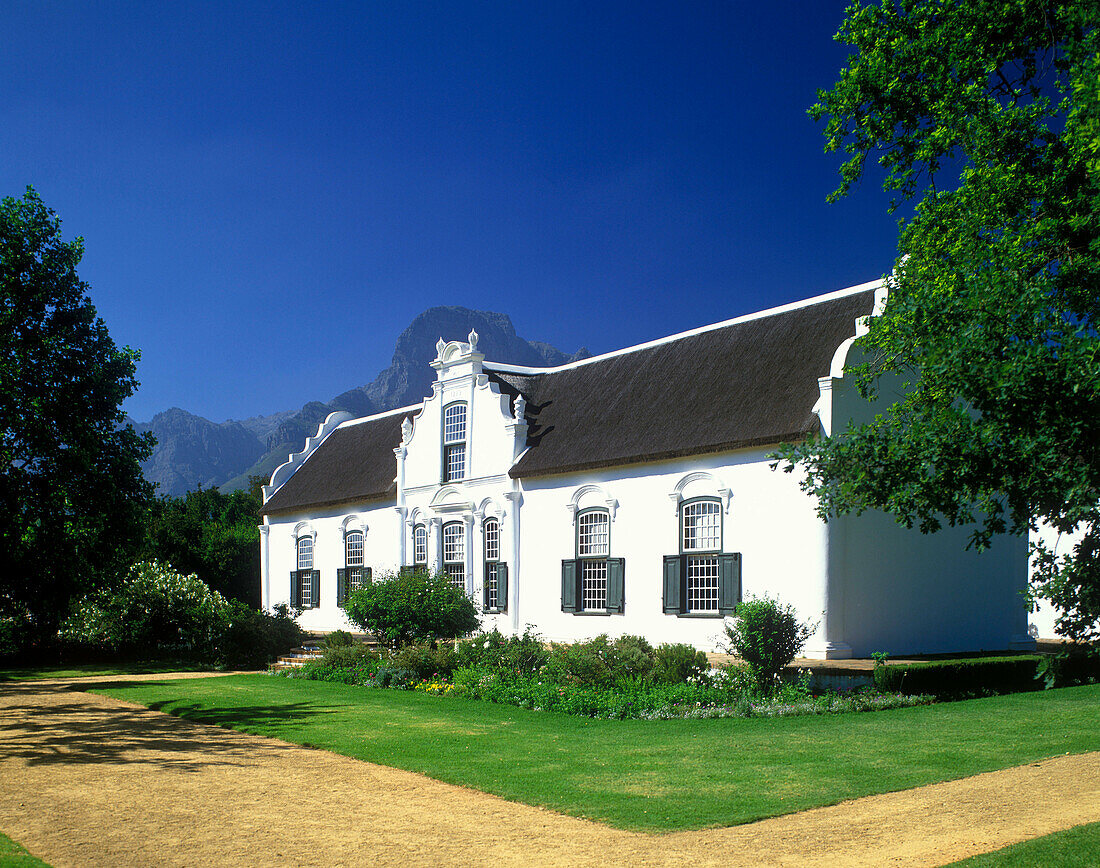 Manor, Boschendal national monument wine estate, Western cape, South africa.