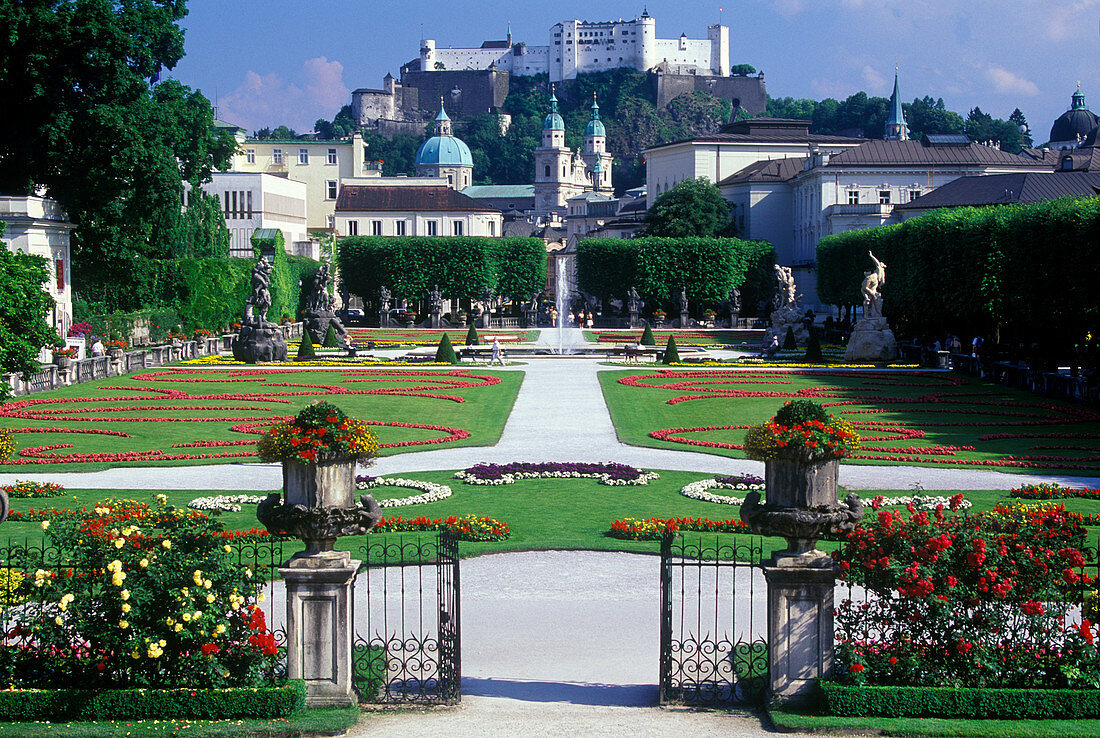 Mirabellgarten gardens, Salzburg, Austria.