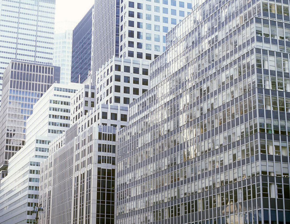Office buildings, Park Avenue, Midtown, Manhattan, New York, USA