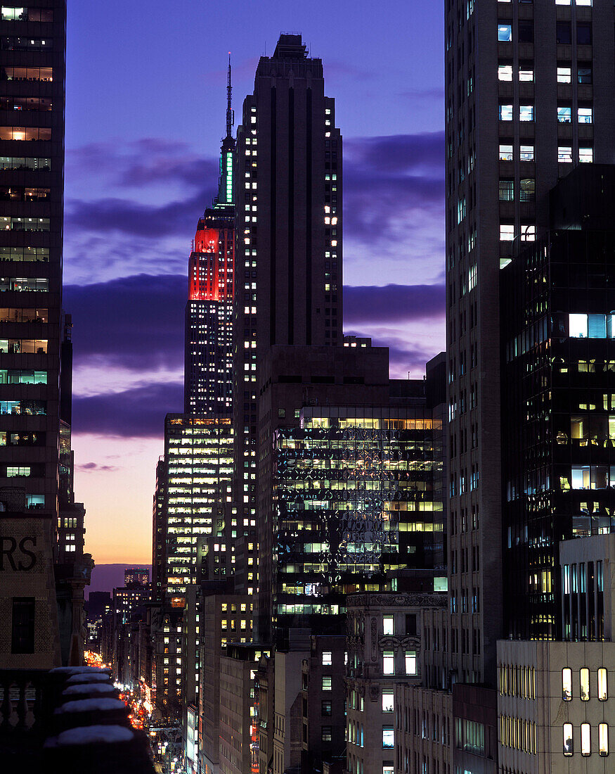 Empire State Building, Fifth Avenue, Midtown, Manhattan, New York, USA