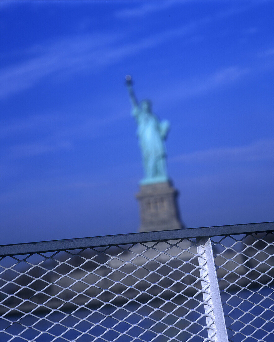 Statue of liberty ferry, New York harbor, New York, USA