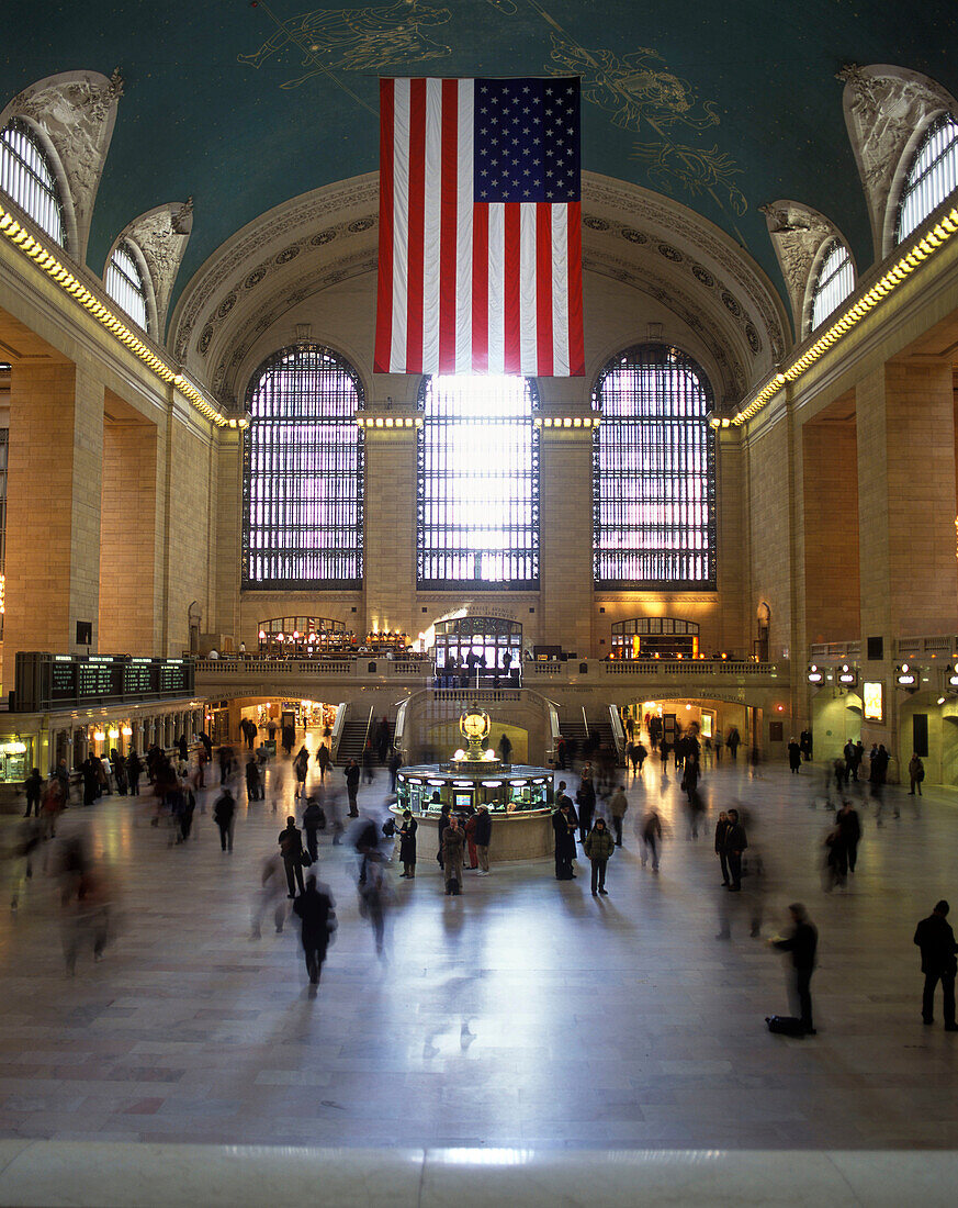 Main concourse, Grand central terminal, Manhattan, New York, USA
