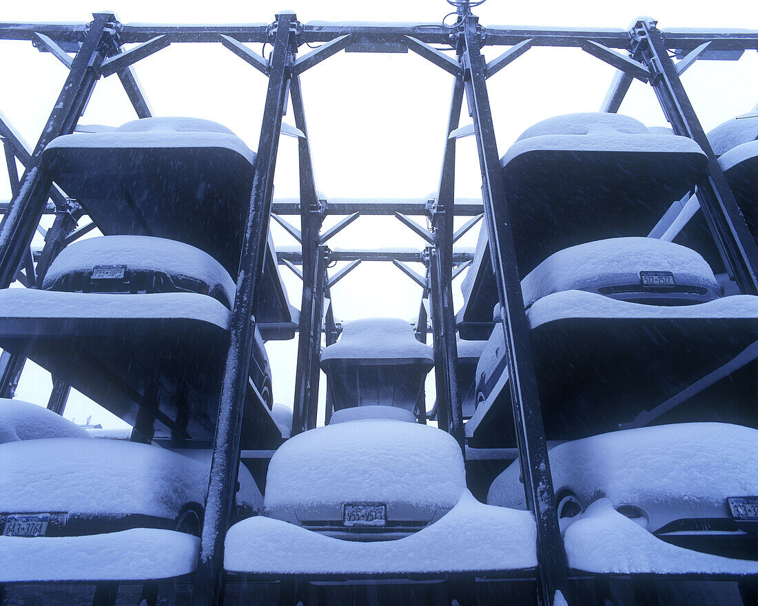 Multi storey Parking garage, 10th Avenue, Manhattan, New York, USA