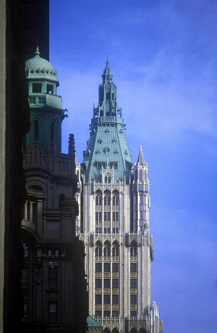 Woolworth building, Broadway, Downtown, Manhattan, New York, USA