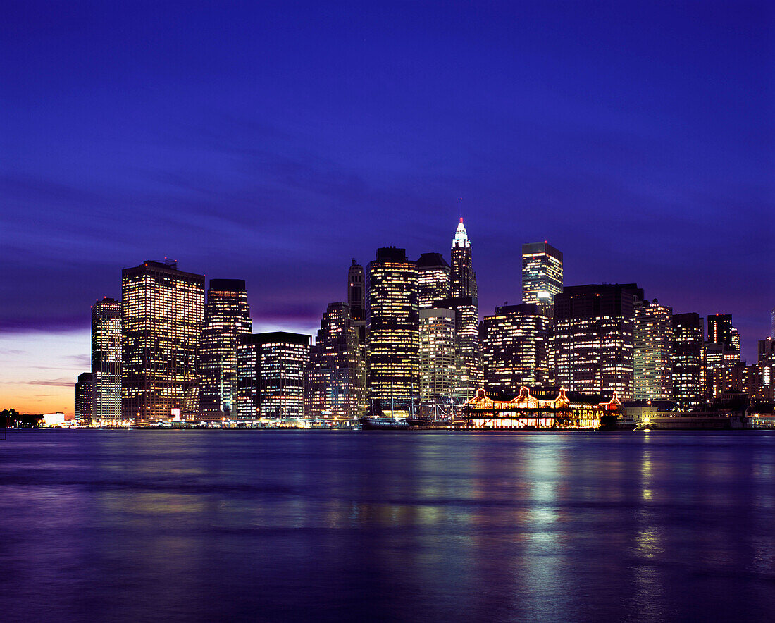 Downtown skyline, Manhattan, New York, USA