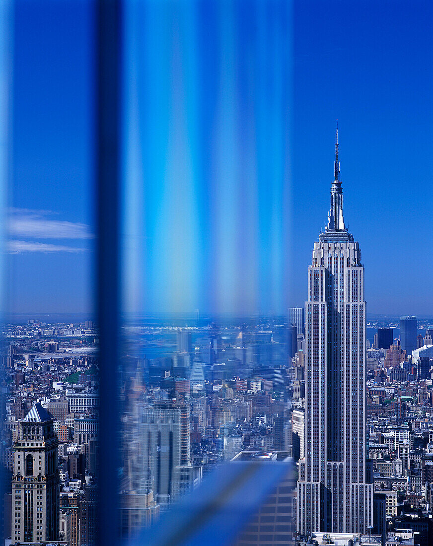 Top of the rock observation deck, Midtown, Manhattan, New York, USA