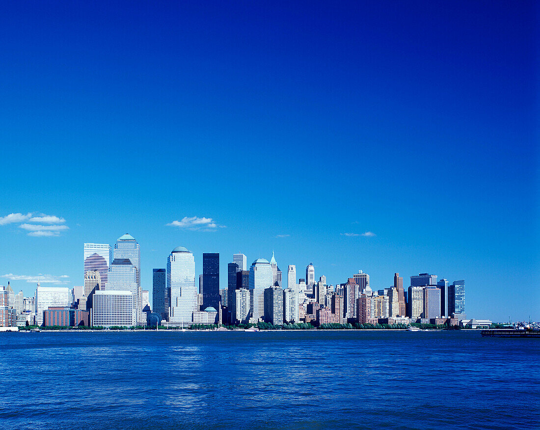 Downtown skyline, Manhattan, New York, USA