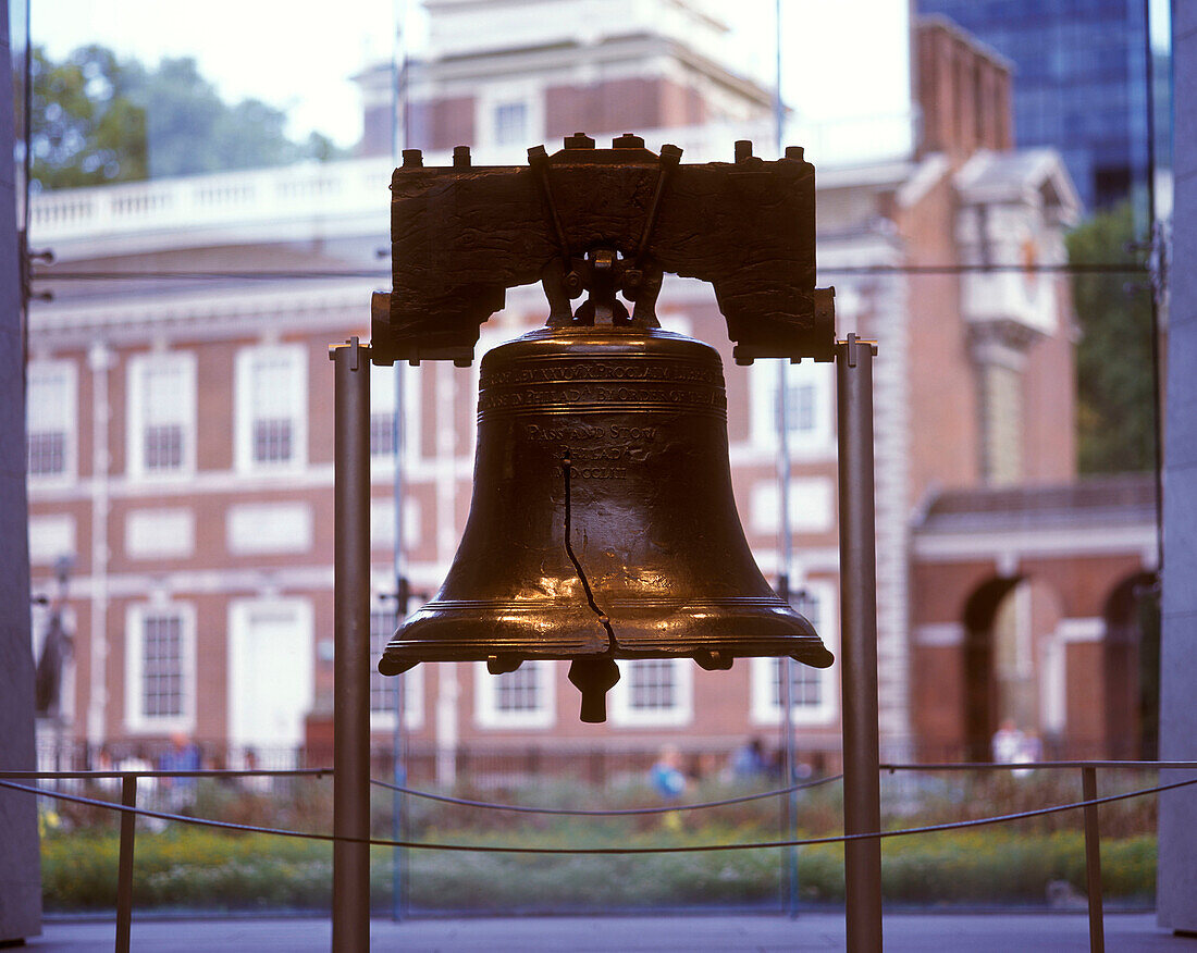 Liberty bell, Liberty bell Center, Philadelphia, Pennsylvania, USA